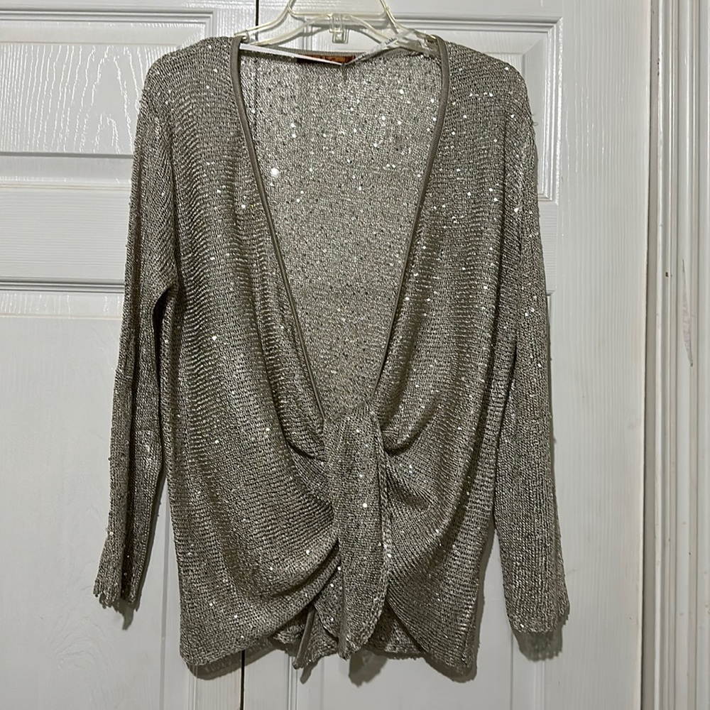 Sequin Sweater size L